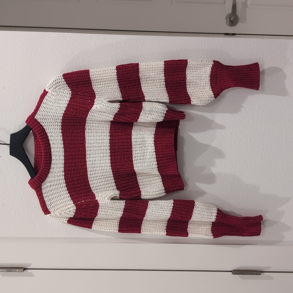 Express striped sweater